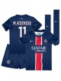 Paris Saint-Germain Marco Asensio #11 Heimtrikotsatz für Kinder 2024-25 Kurzarm (+ Kurze Hosen)